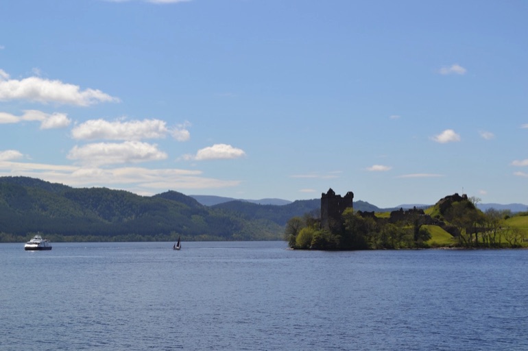 Urquhart Castle from Loch Ness